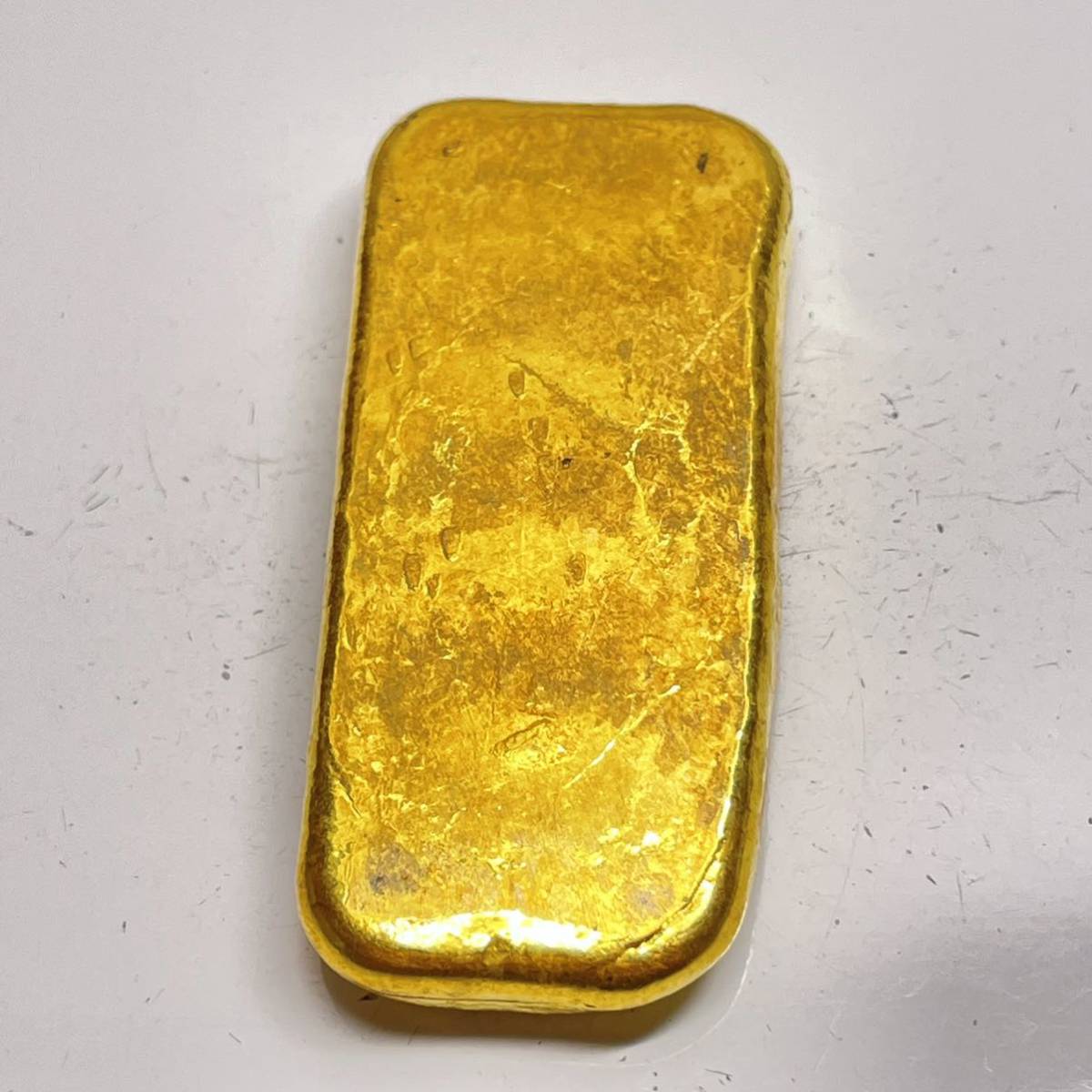 清光緒七年の金錠 中国 古銭 by ハンス shop 足金 寶」の通販 「光緒七年 金元宝 中国
