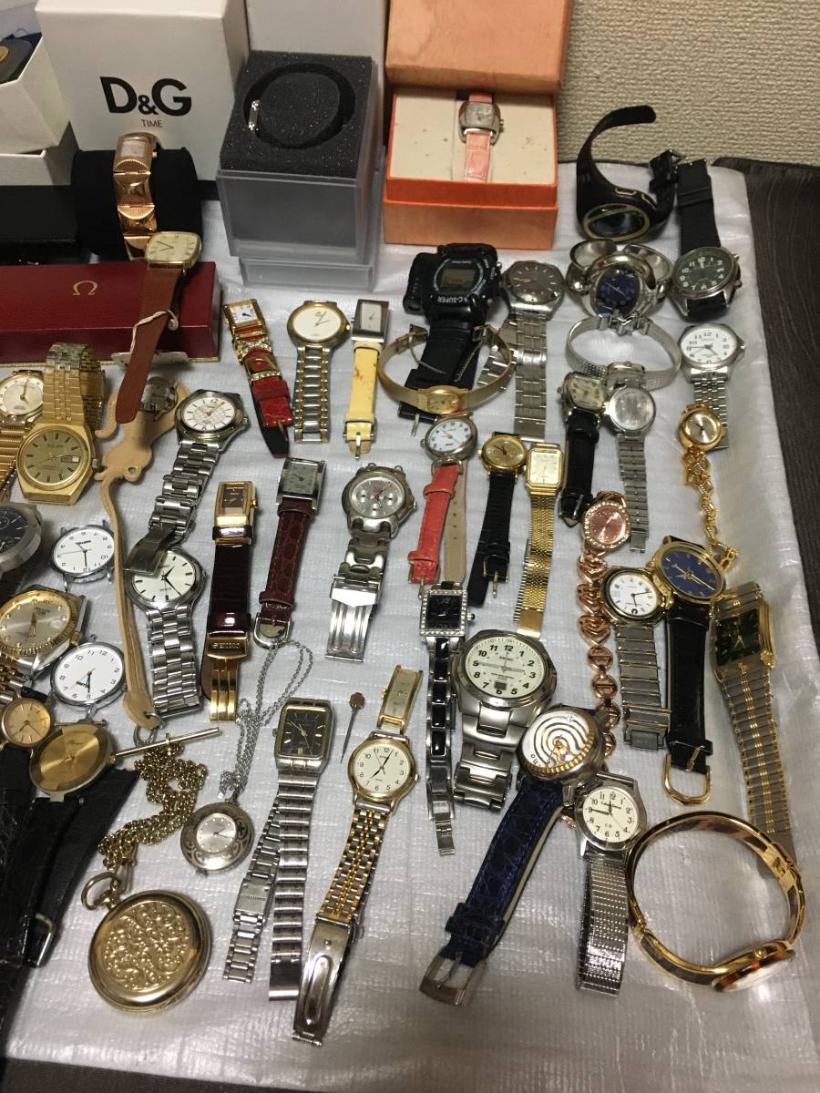 時計大量まとめ OMEGA/SEIKO/D＆G/DKNY/renoma/など_10
