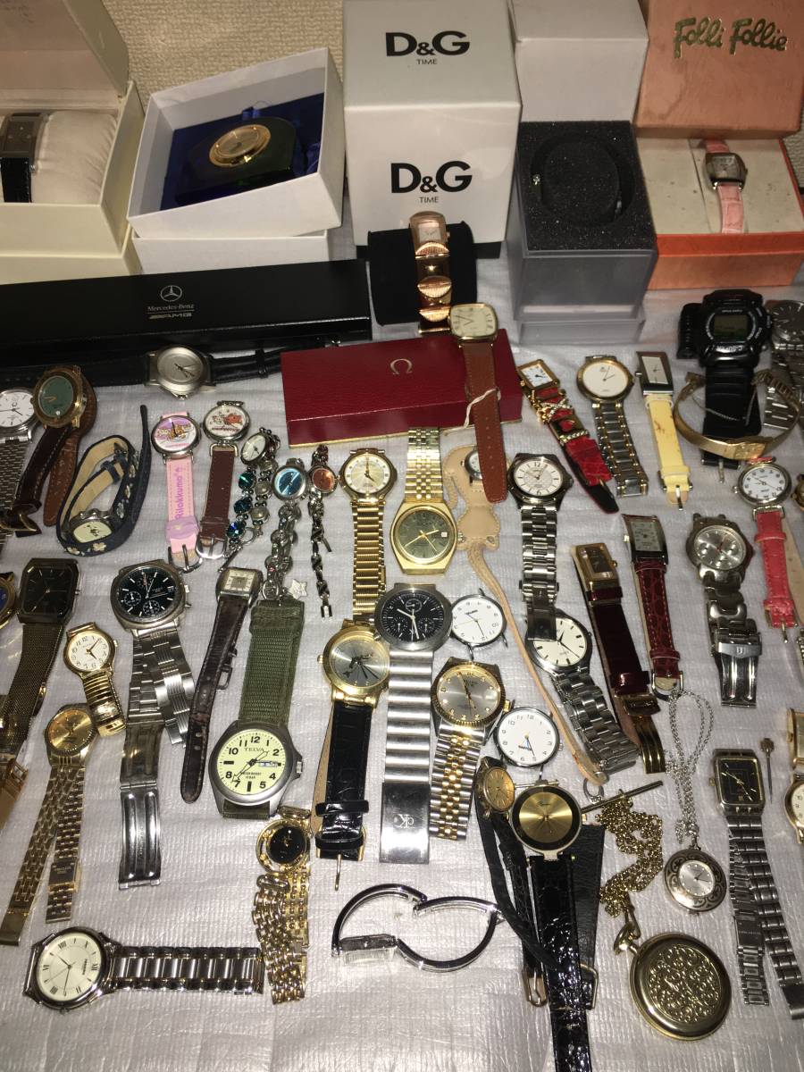 時計大量まとめ OMEGA/SEIKO/D＆G/DKNY/renoma/など_5