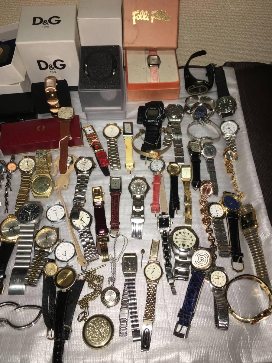 時計大量まとめ OMEGA/SEIKO/D＆G/DKNY/renoma/など_6