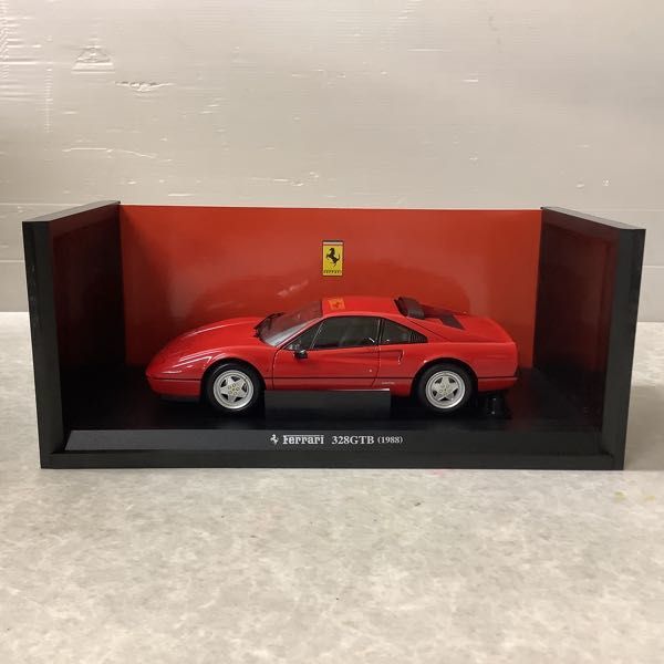 未開封 1/18 京商 フェラーリ 328GTB 1988 レッド 1円～ 京商 1/18 フェラーリ 328GTB 1988 レッド