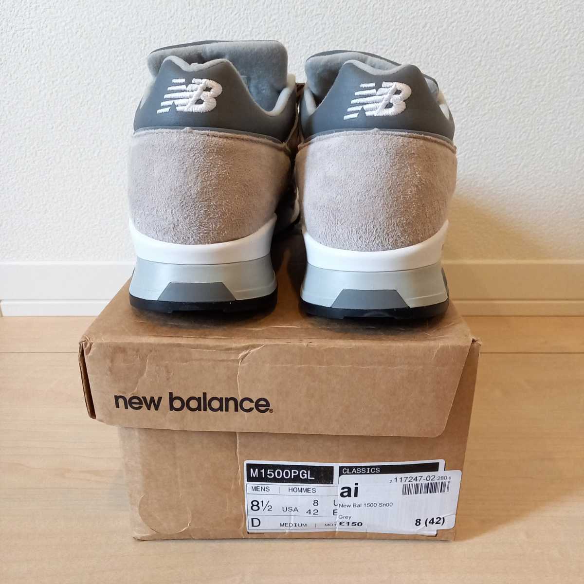 26.5㎝ M1500PGL 新品 人気 New Balance ニューバランス イギリス 