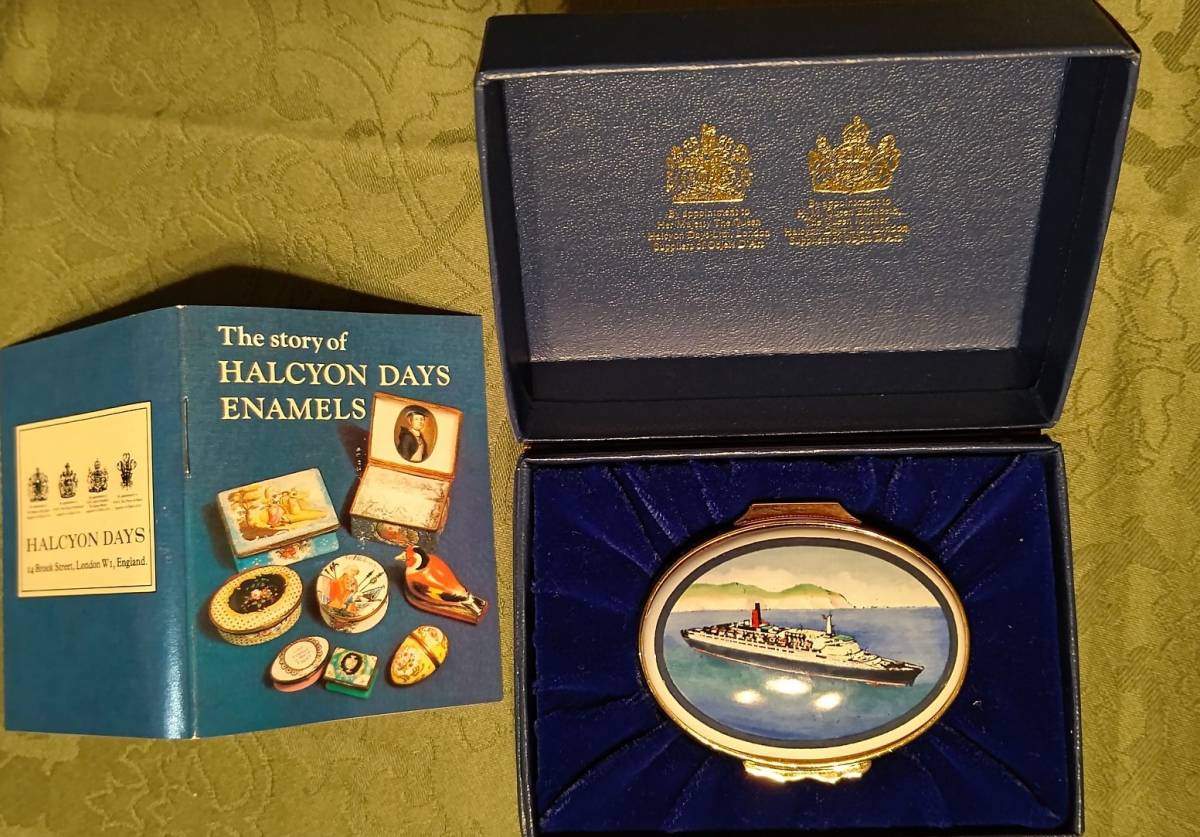 英国製 ハルシオンデイズ HALCYON DAYS ENAMELS エナメルBOX 5.2 英国製 ハルシオンデイズ HALCYON DAYS ENAMELS エナメルBOX 5.2