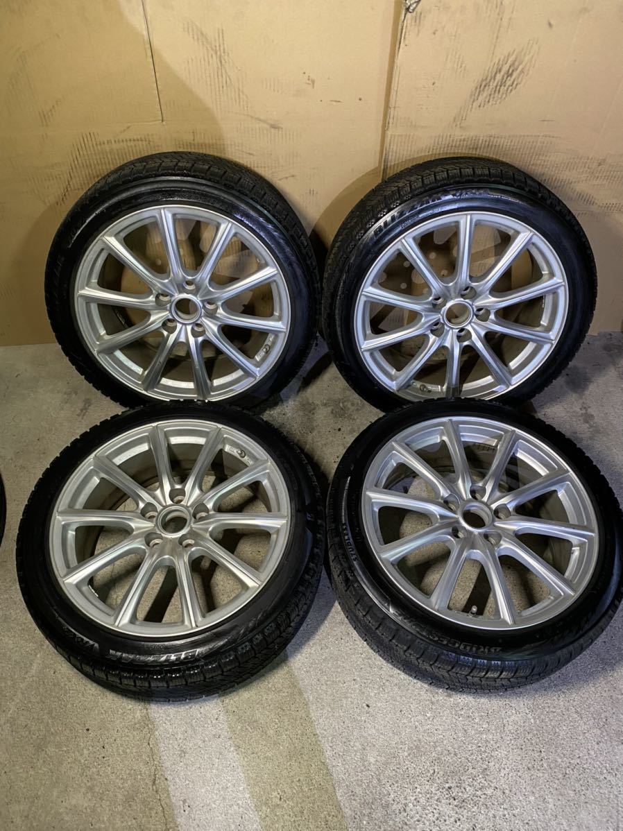 安心の国産　2017年製　スタッドレス　245/40R18 4本　ブリジストン　ブリザック　VRX2 レクサスGS WRX クラウン　8J＋45 5穴　114.3