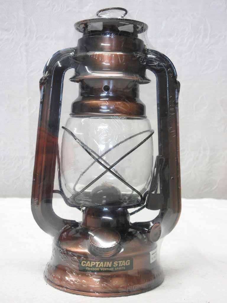 05156Z キャプテンスタッグ 灯油 ランタン(中) M-8356 ブロンズ 未使用 長期保管品 現状 売り切り_2