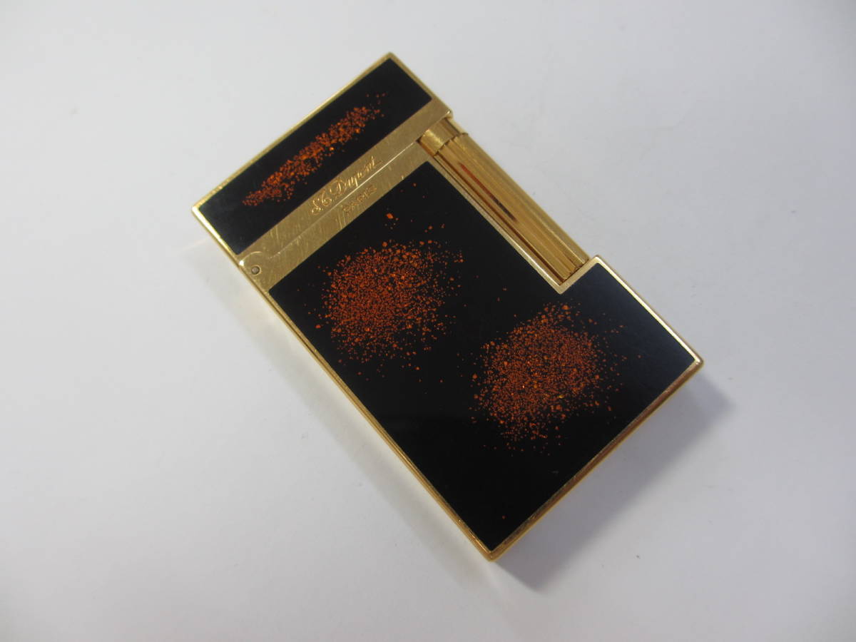 HOT，お得 R-21 エス テー デュポン ライン２ 漆 S.T.Dupont ブラック&times;ゴールド 着火未確認 現状品(デュポン)｜売買されたオークション情報、yahooの商品情報をアーカイブ公開 - オークファン デュポン