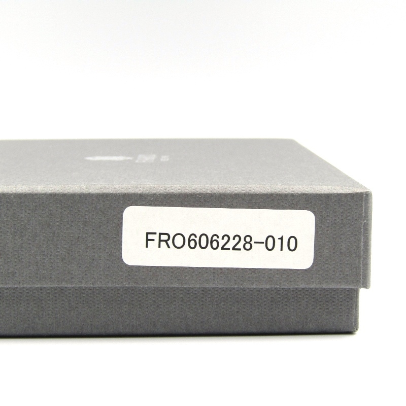 1～ 美品 FARO ファーロ 二つ折り財布 クロコダイル FRO606228-010
