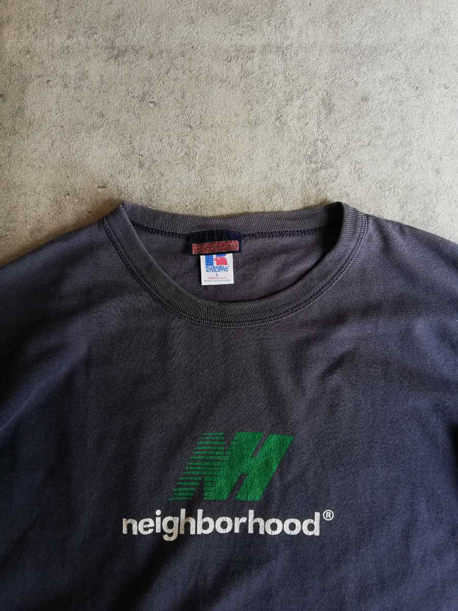 NEIGHBORHOOD ニューバランス ロゴ Tシャツ ネイビー L USA製 紺 