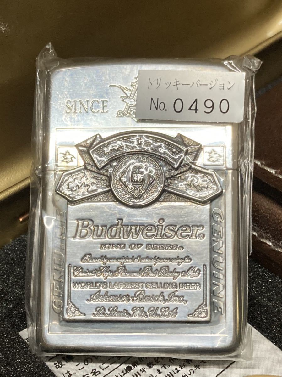 未使用 希少 zippo 97年製 バドワイザー トリッキーバージョン 未使用 希少 zippo 97年製 バドワイザー トリッキーバージョン