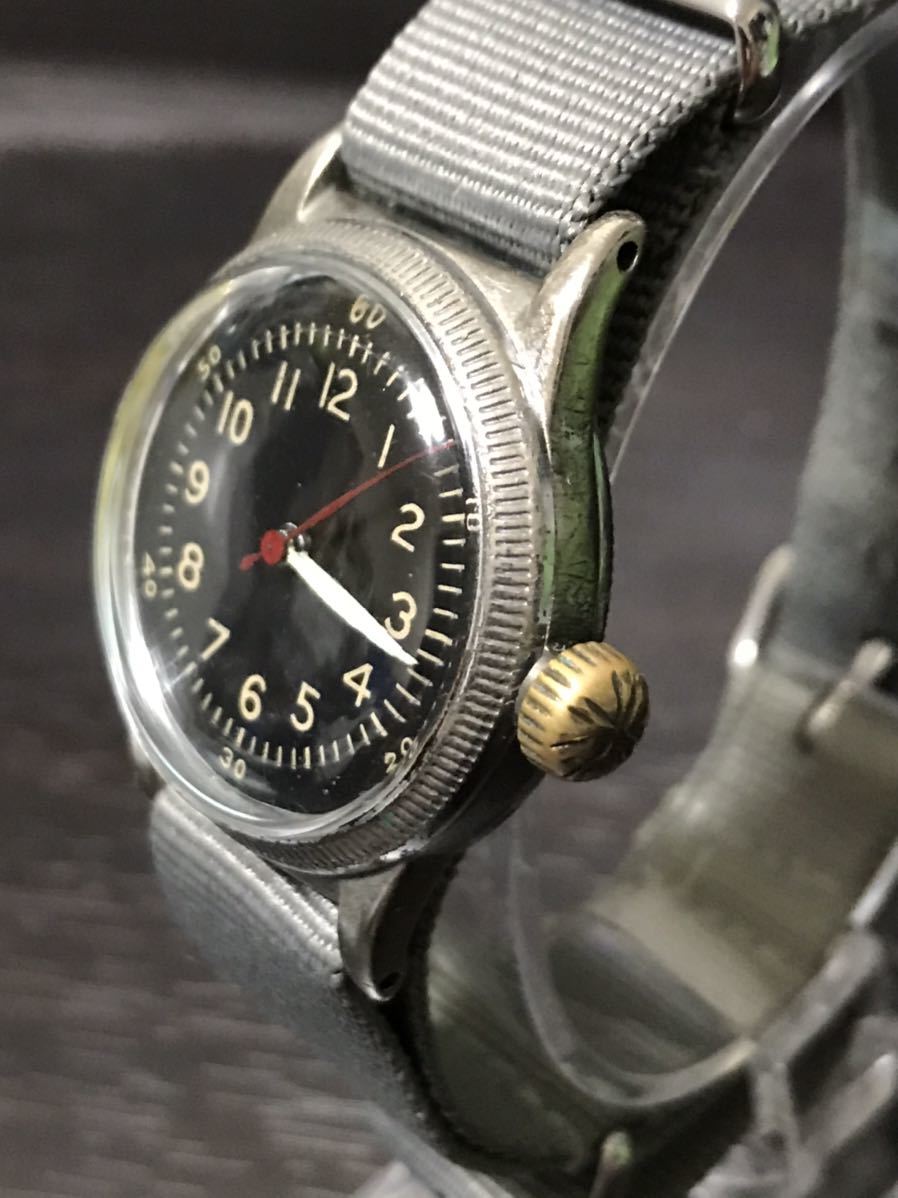 エルジン 手巻き ミリタリーウォッチ 軍用 TYPE A-11 （中古】ELGIN  