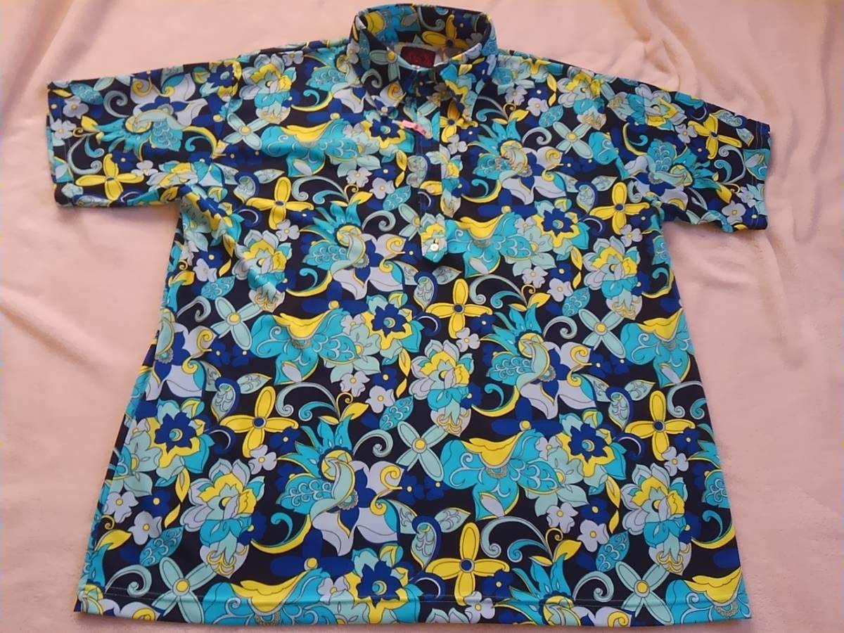 エヴィス ゴルフ ボタニカル花柄メンズポロシャツ サイズ3 3ｌ相当大きめ 身幅65 着丈78 シャツ 売買されたオークション情報 Yahooの商品情報をアーカイブ公開 オークファン Aucfan Com