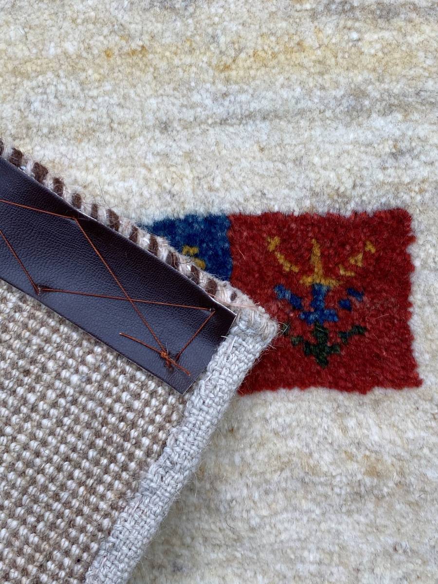 格安 イラン ペルシャ ギャッベ アクセントラグサイズ 0041 ギャッベ