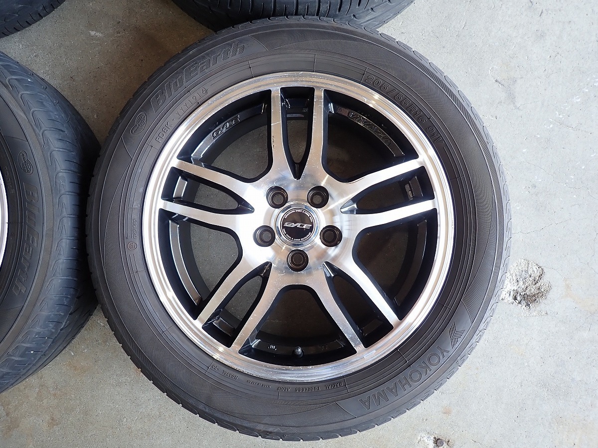 HI5547【送料無料205/55R16】86 BRZ レガシィ インプレッサ等に中古夏