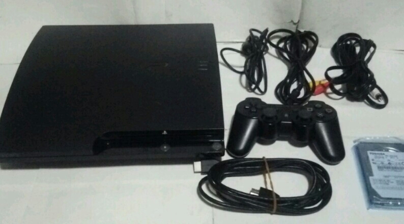 ◇PS3 1TB(120GBより交換)ブラック CECH-2000A 3.55 HDMIケーブル付