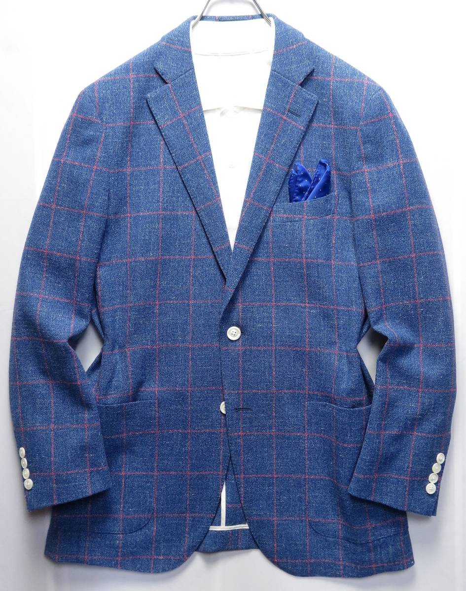 エトロ サマージャケット　麻 高級裏地 シルク100% リネン100% 使用】《稀少 XL相当》エトロ ETRO