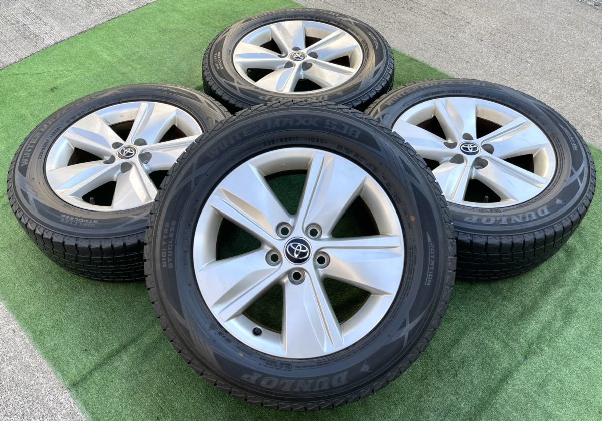 トヨタ 60系ハリアー 純正 17インチ アルミホイール☆DUNLOP 