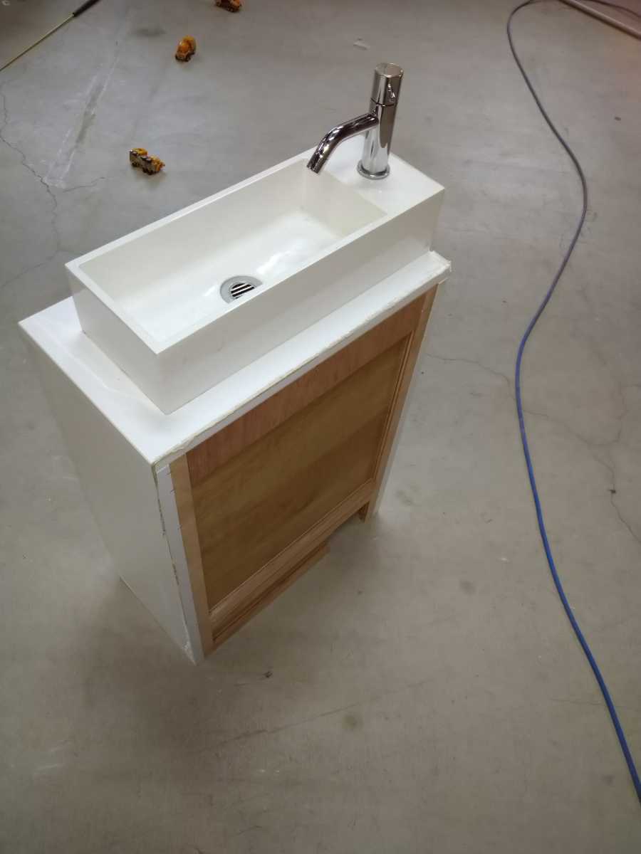 スリム洗面台 水栓付 W500d270h930 洗面台 洗面ボウル 鏡なし 売買されたオークション情報 Yahooの商品情報をアーカイブ公開 オークファン Aucfan Com