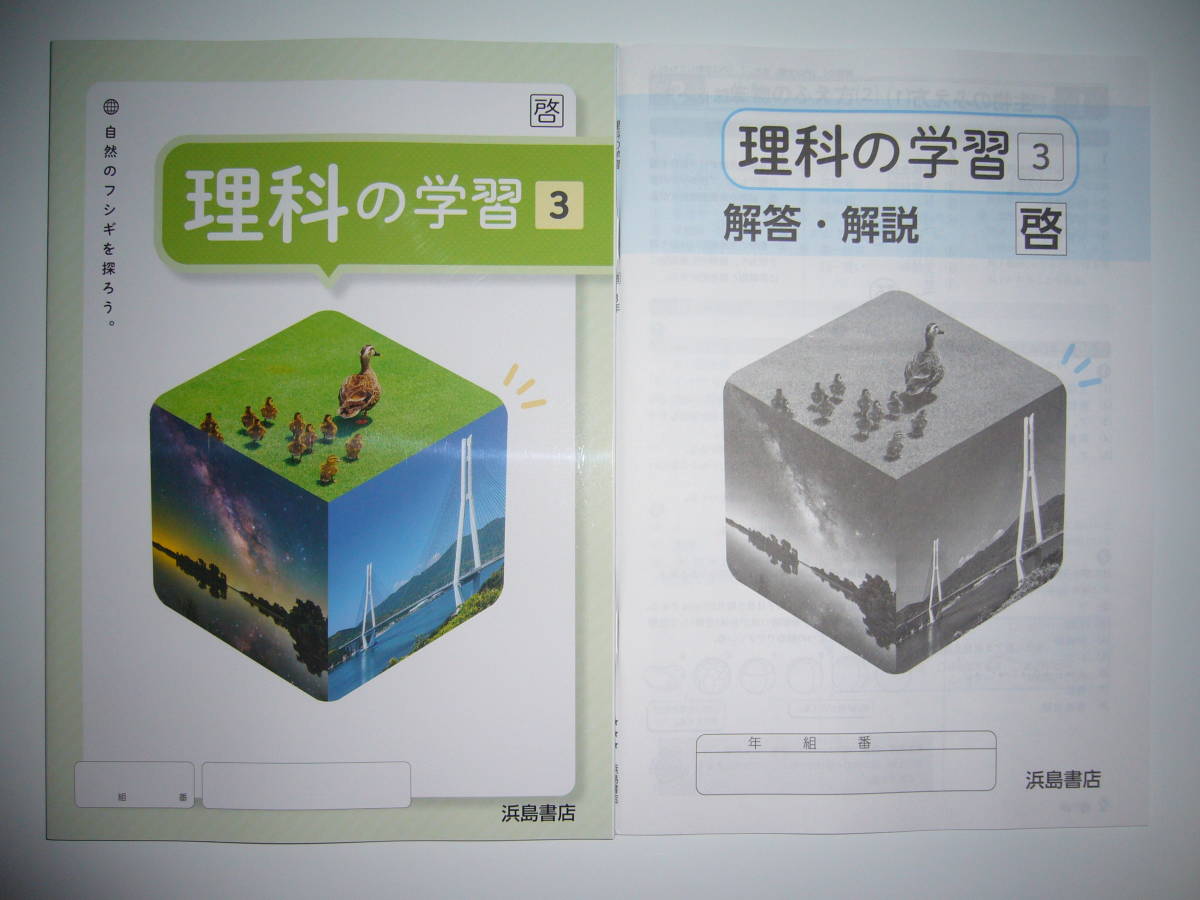 新品未使用 新学習指導要領対応 理科の学習 3 啓 解答・解説 付属 啓林
