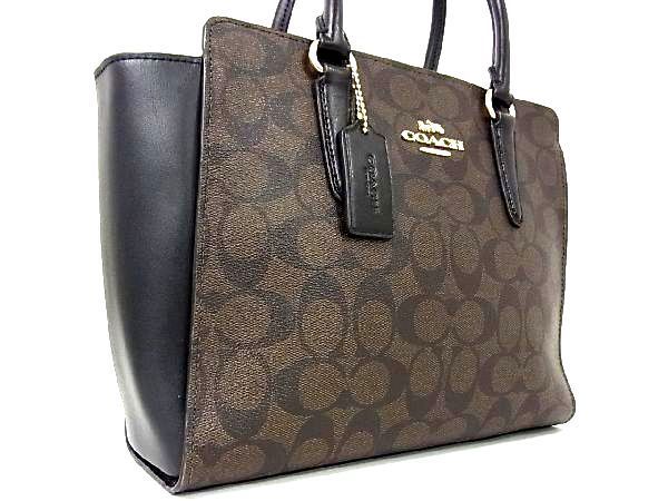 コーチ ハンドバッグ COACH ショルダーバッグ 極美品 キャメル PVC 