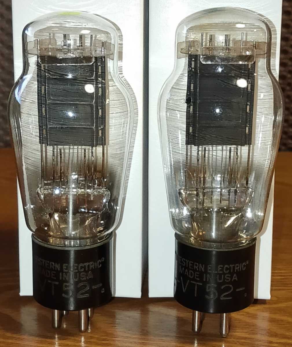 Western Electric VT52 真空管 2本セット Western 真空管 WE Electric ウエスタン VT-2 ジャンク ディスプレー