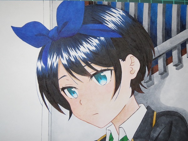 自作イラスト 手描きイラスト 彼女 お借りします 更科瑠夏 手描きイラスト 売買されたオークション情報 Yahooの商品情報をアーカイブ公開 オークファン Aucfan Com