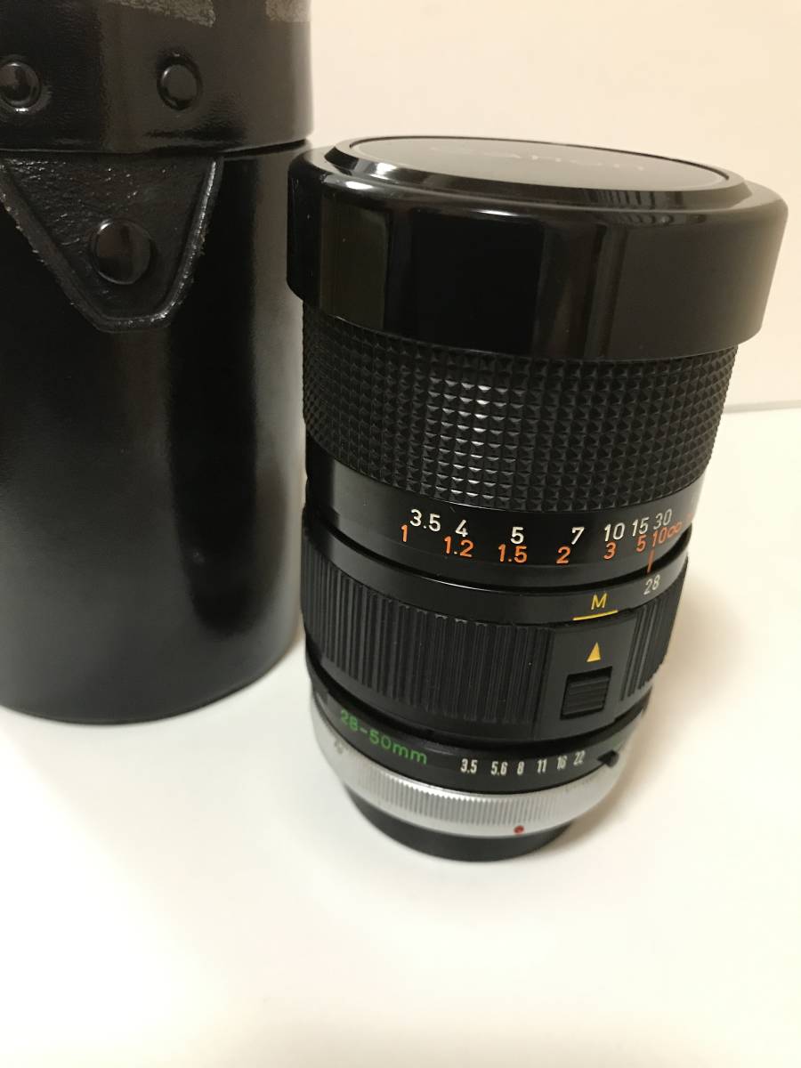 大口径　CANON ZOOM FD 28－50mm f3・5 SSC 美品