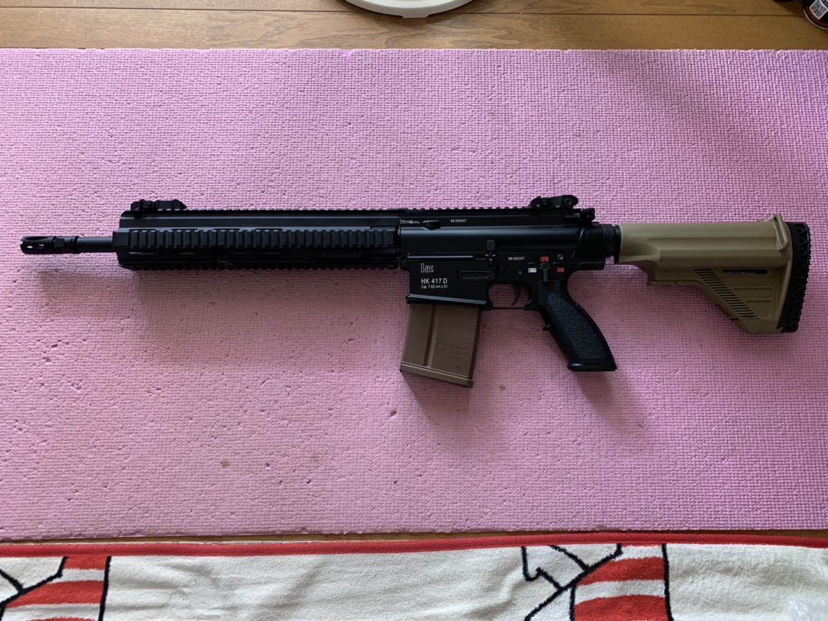 東京マルイ製次世代 電動ガン HK417Dカスタム ロアレシーバ刻印