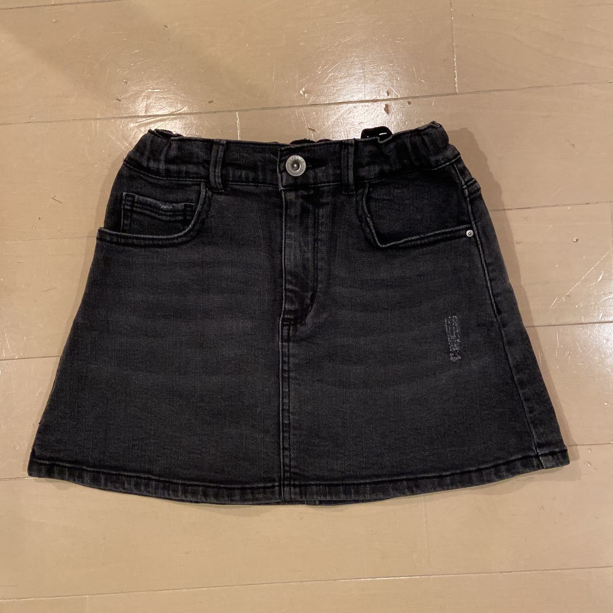 Zara Kids 黒デニムスカート 134サイズ 130 125 134cm 売買されたオークション情報 Yahooの商品情報をアーカイブ公開 オークファン Aucfan Com