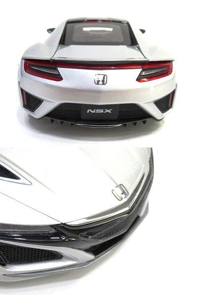 074○KYOSHO 京商 サムライ 1/18 ホンダ NSX シルバー ミニカー ※中古