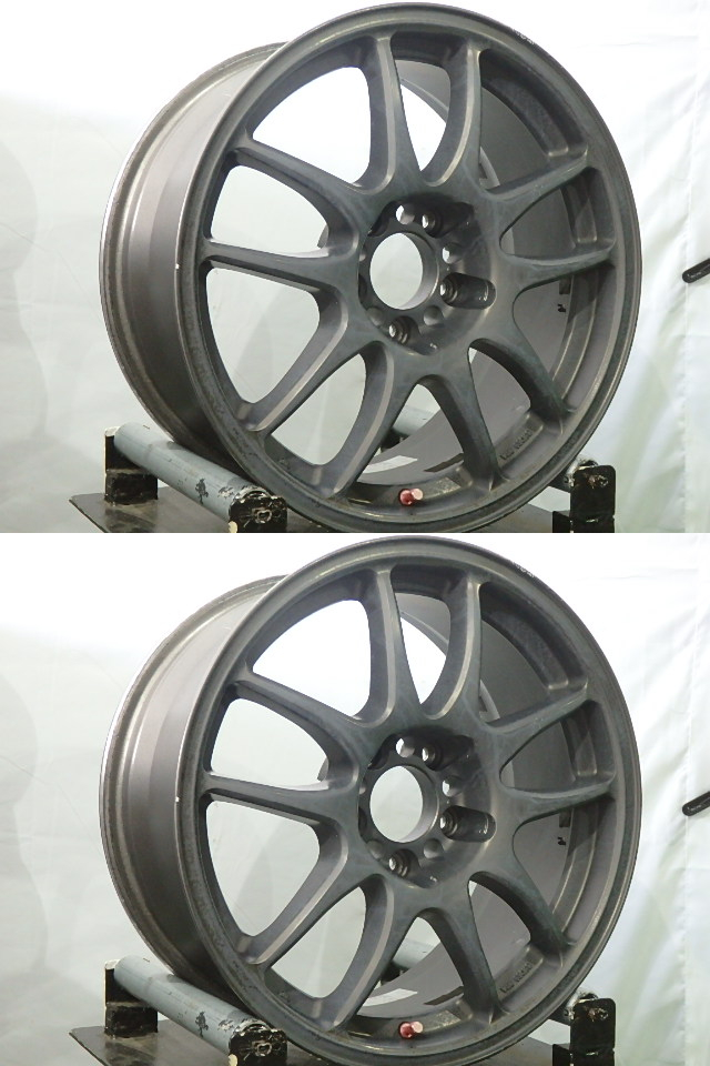 a9407★WORK EMOTION CR KAI★17×8J +32 5H PCD114.3★中古2本