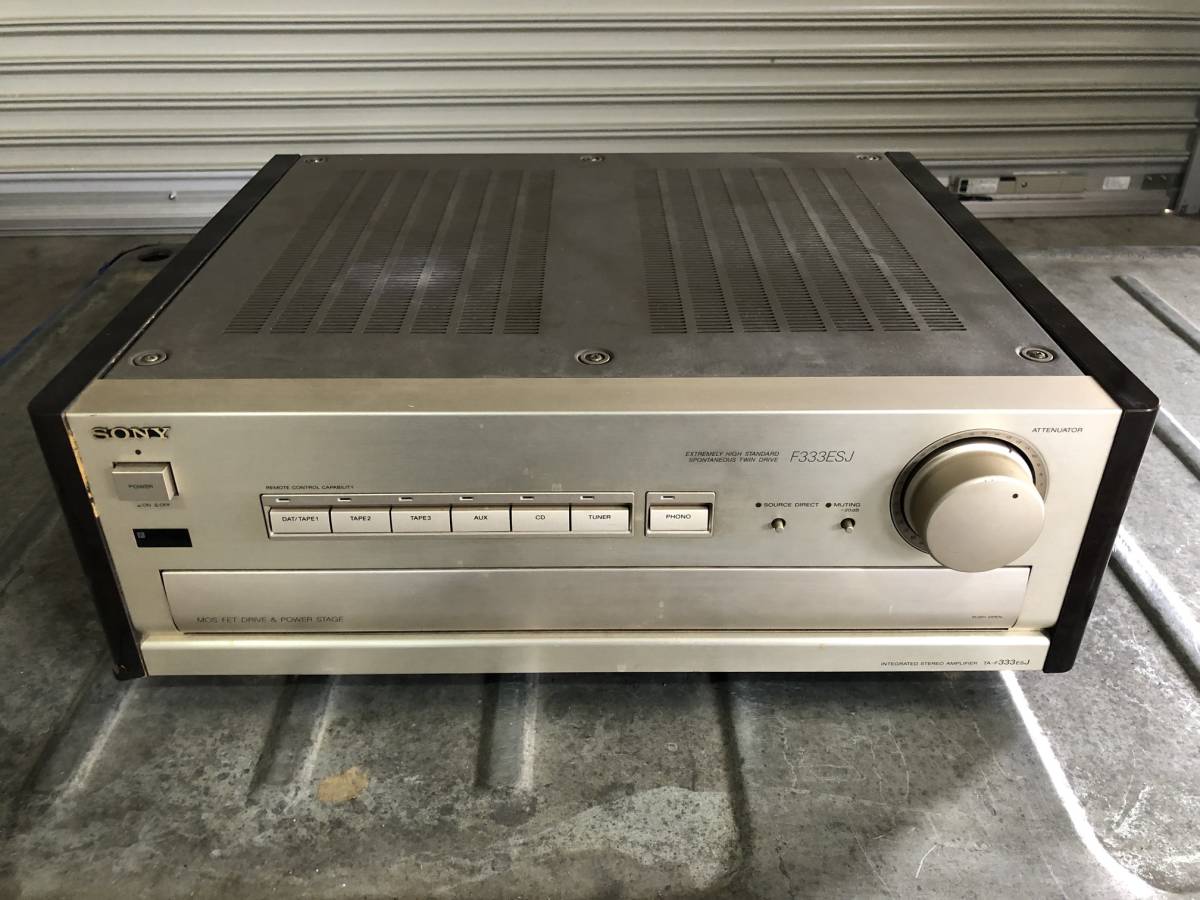 P1 通電OK/現状渡し☆売切☆SONY ソニー TA-F333ESJ プリメインアンプ