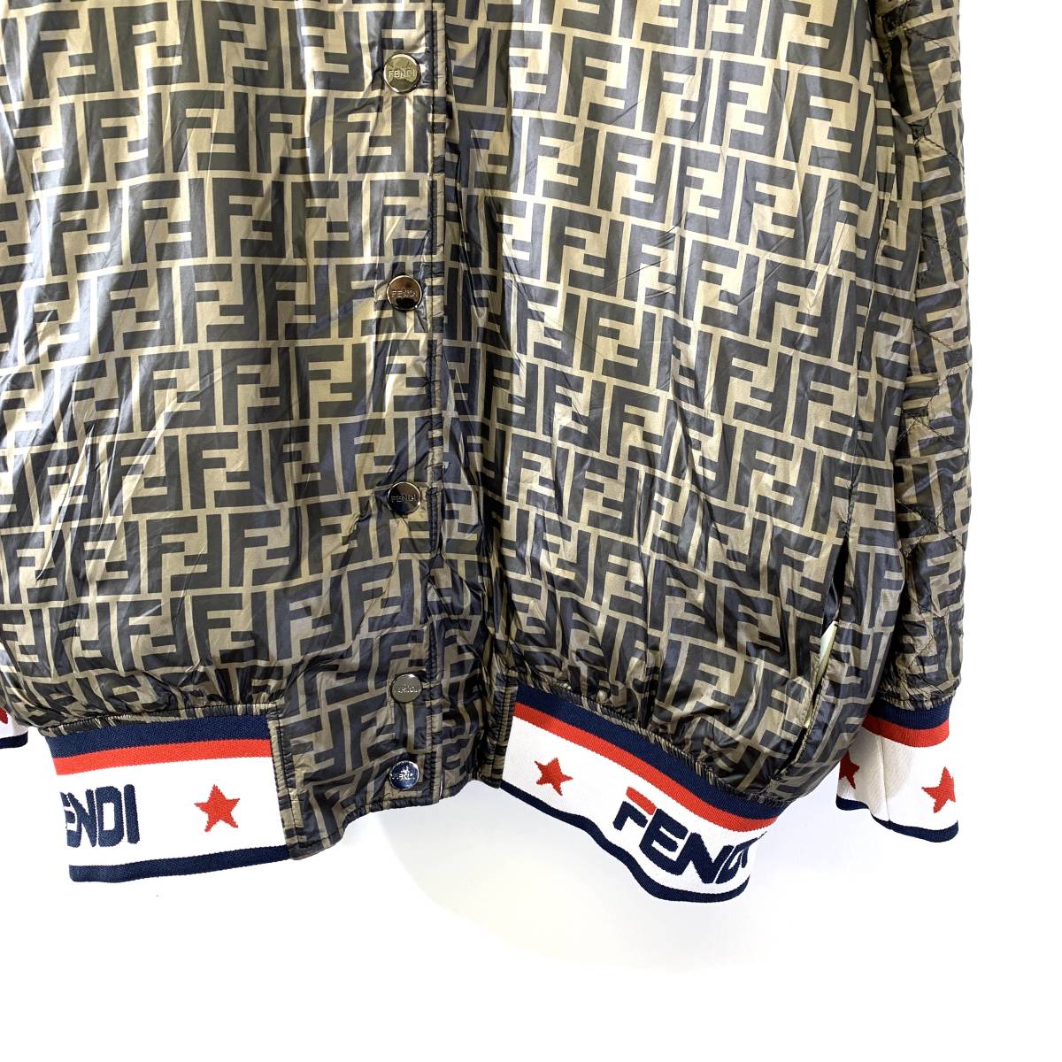 美品】希少限定 FENDI × FILA フェンディ × フィラ ズッカ総柄 MA-1 