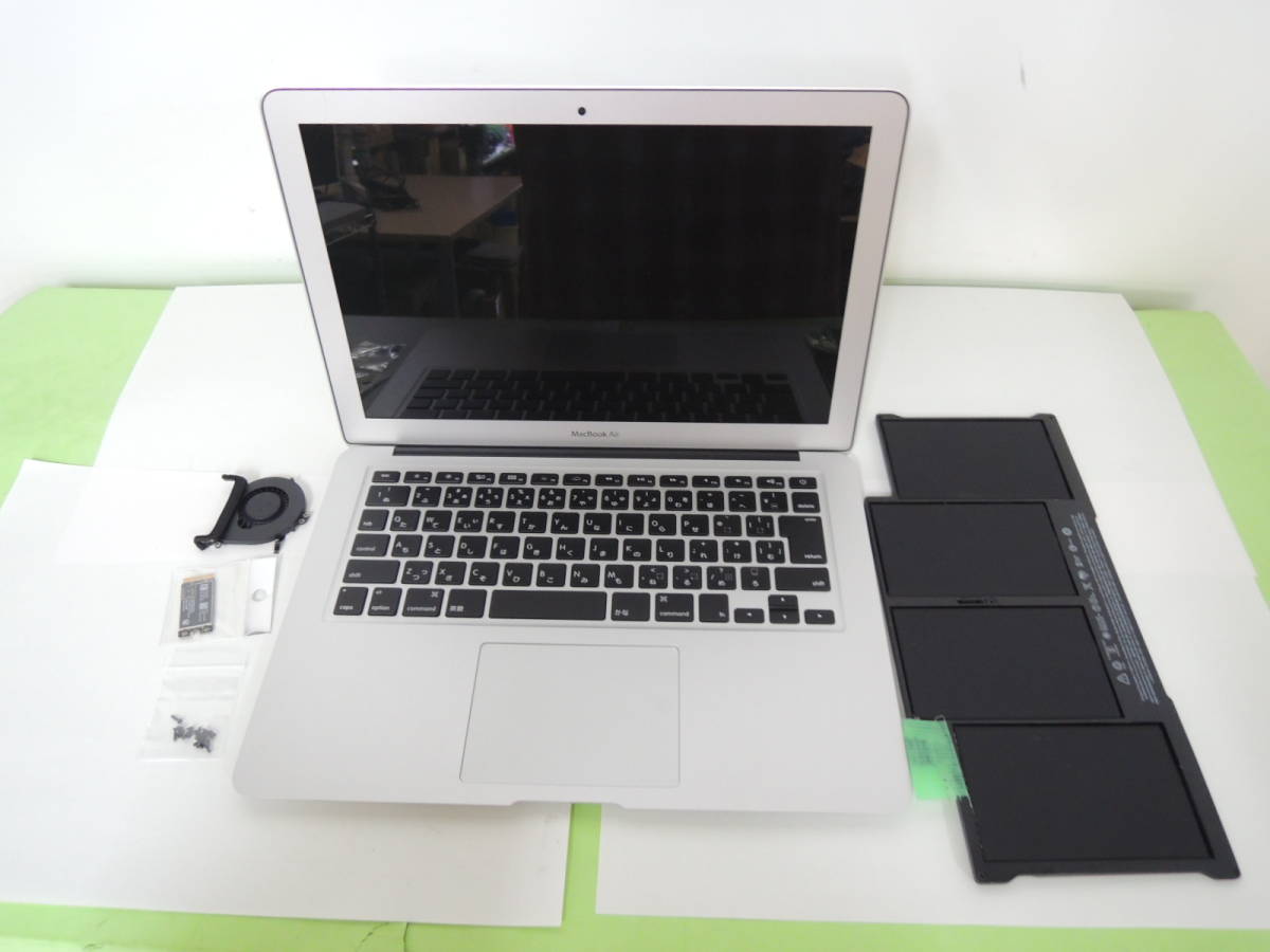 MacBookAir(13インチ，Early2015) Model:A1466 キーボード、液晶，バッテリー，BCM94360CS2 Wifi Bluetooth，ねじ (メイン基板，裏カバーなし)