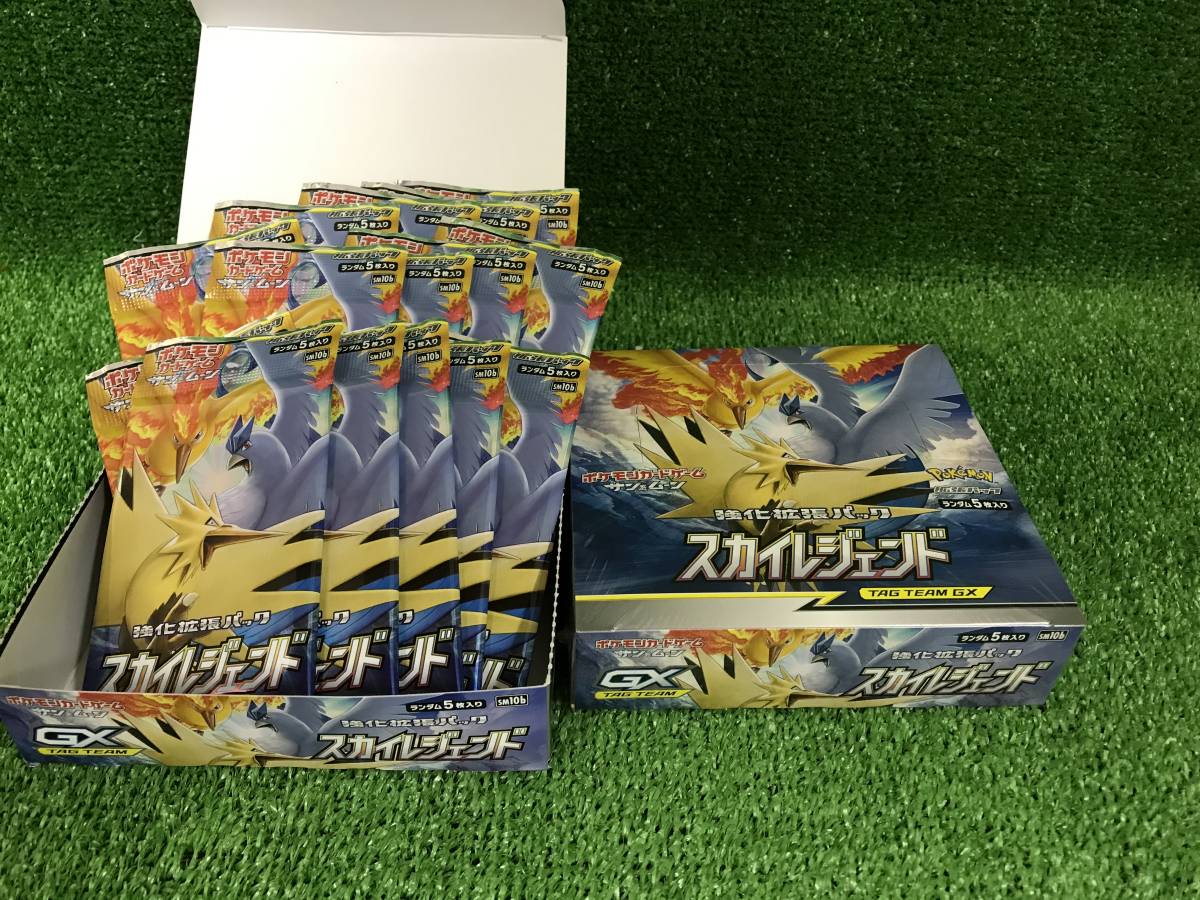 ポケカ』スカイレジェンド 未開封1BOX +未開封15パック ポケカ』スカイレジェンド 未開封1BOX +未開封15パック