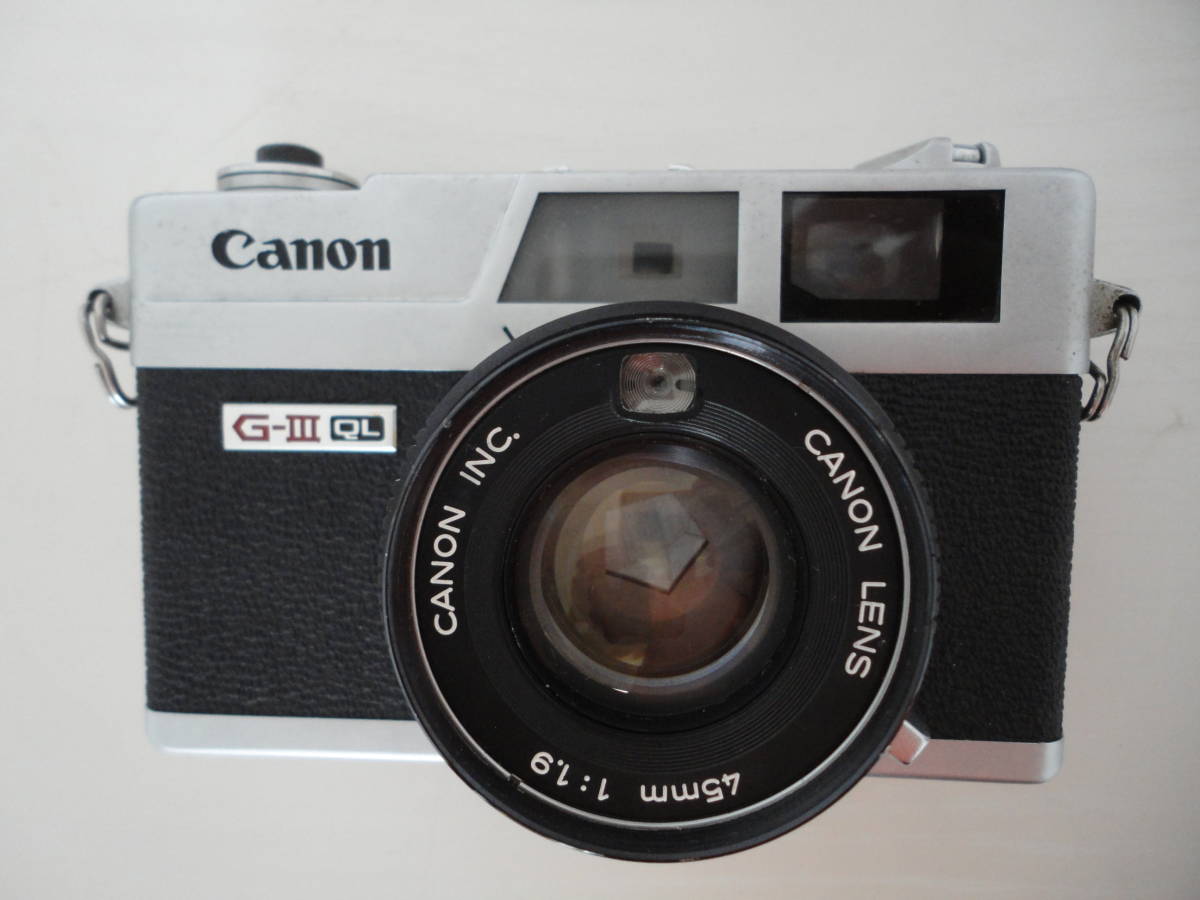 Canonet QL19 Canon キャノン G-III 45mm Camera QL CANON GIII G3