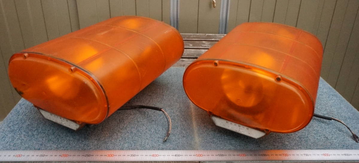 車 パトライト 散光式警光燈 回転燈 24V レトロ 当時物