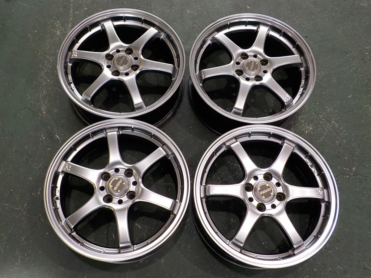中古 社外アルミ RAYS GRAM LIGHTS 57maximum 16x5.5J +38 4H 100