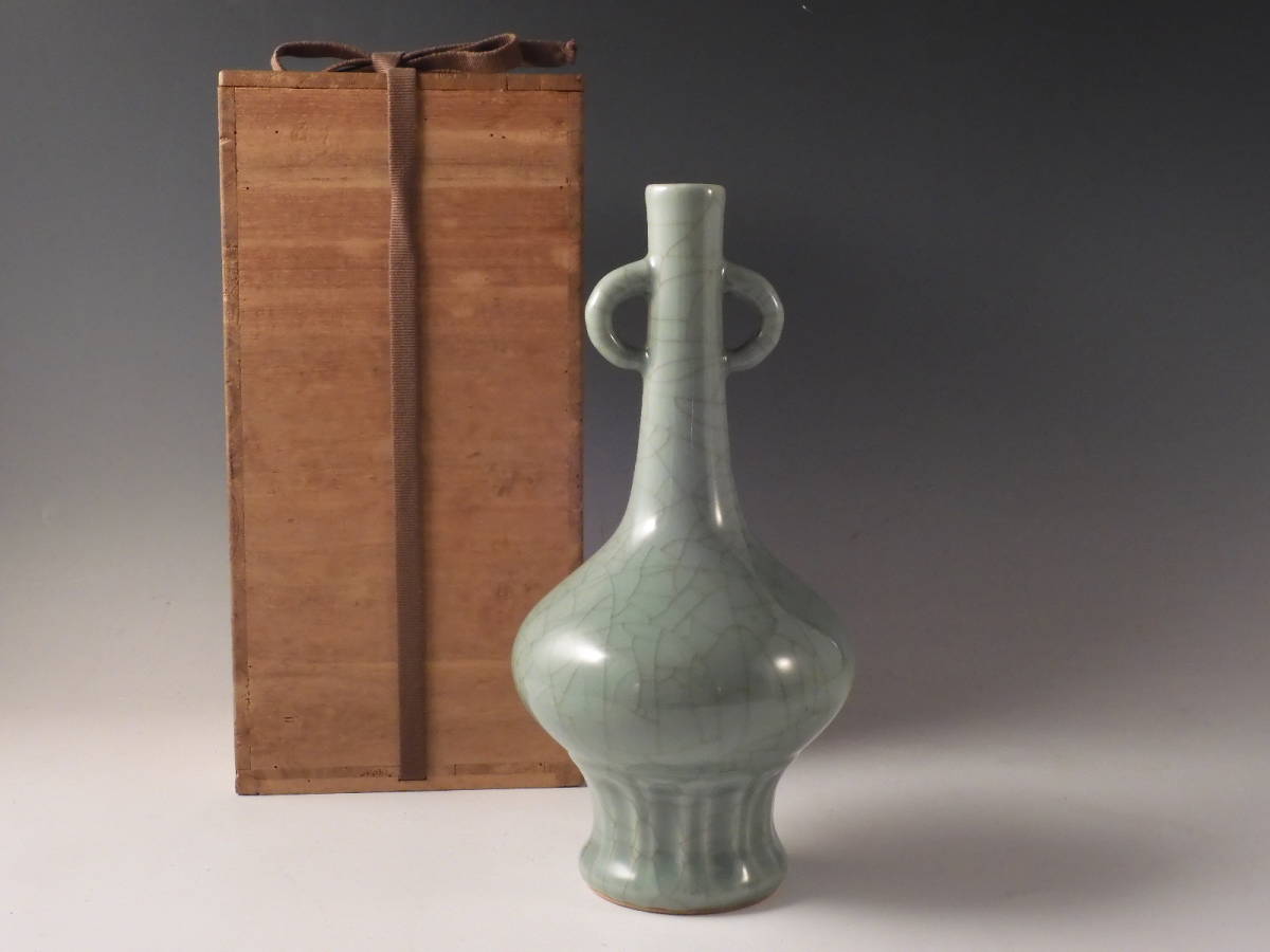 2026年最新Yahoo!オークション 耳(陶芸)の中古品 花瓶 -青磁 文化遺産 