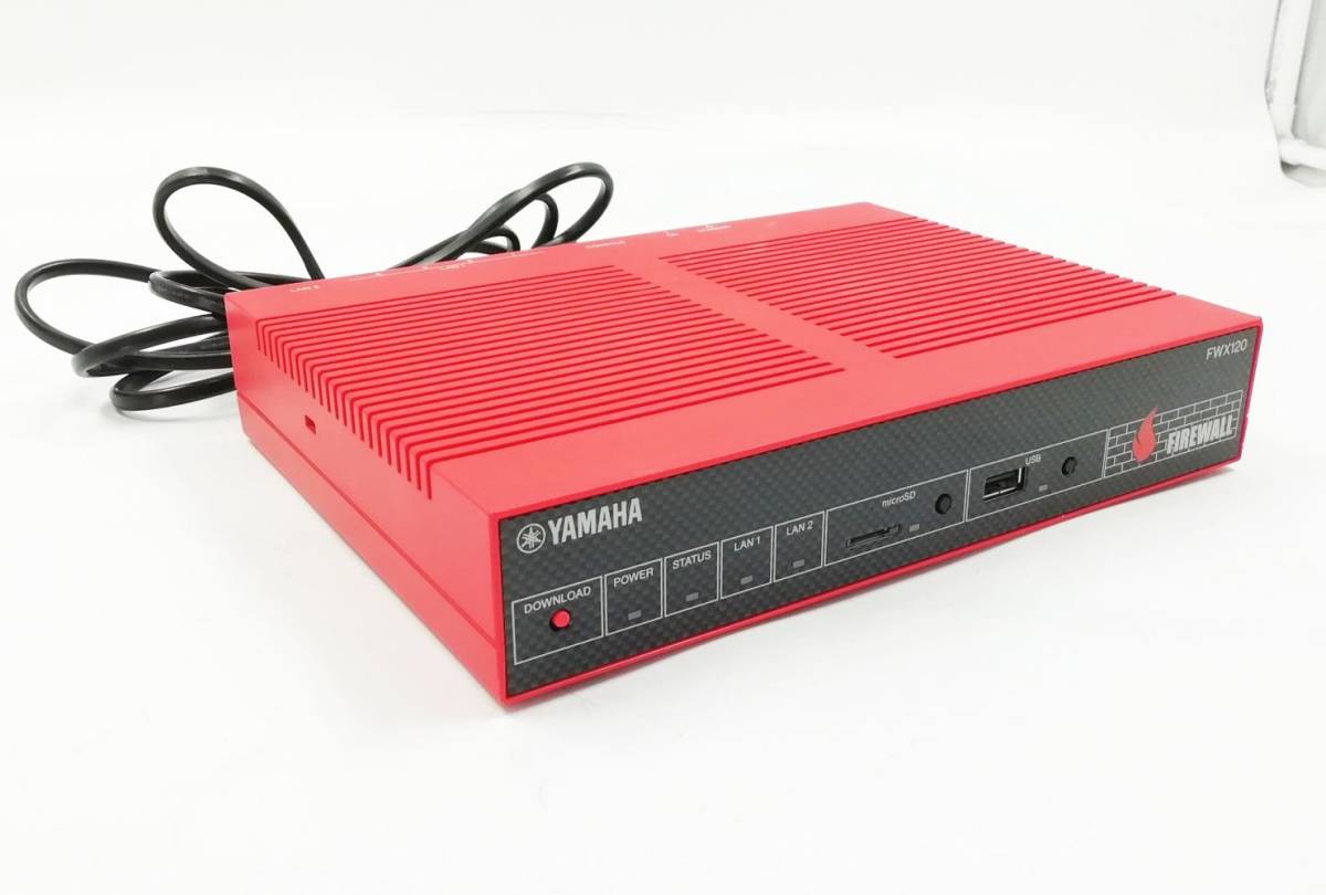 YAMAHA FWX120 ファイアウォール 初期化済 保証有 ZZH 19884# FWX120