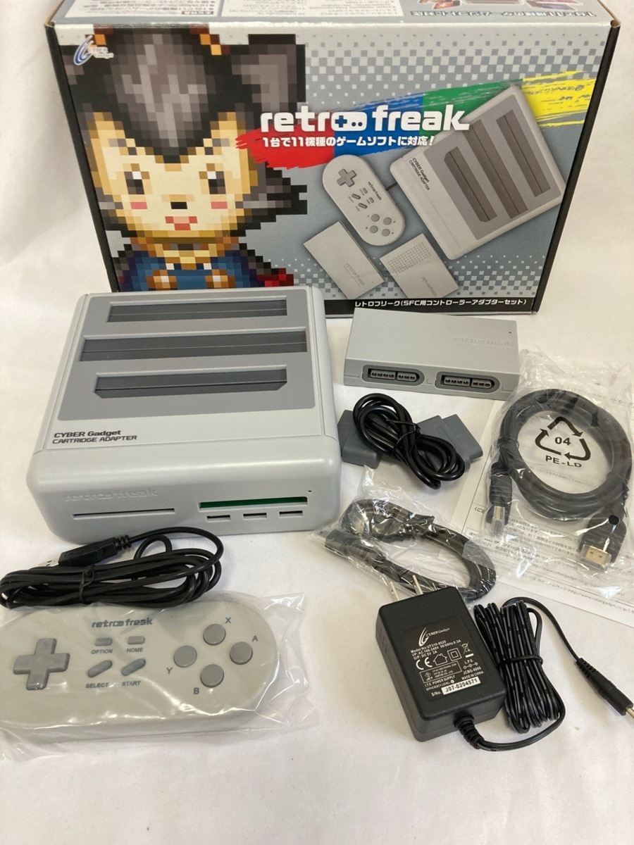 retro freak レトロフリーク コントローラーアダプターセット CY-RF