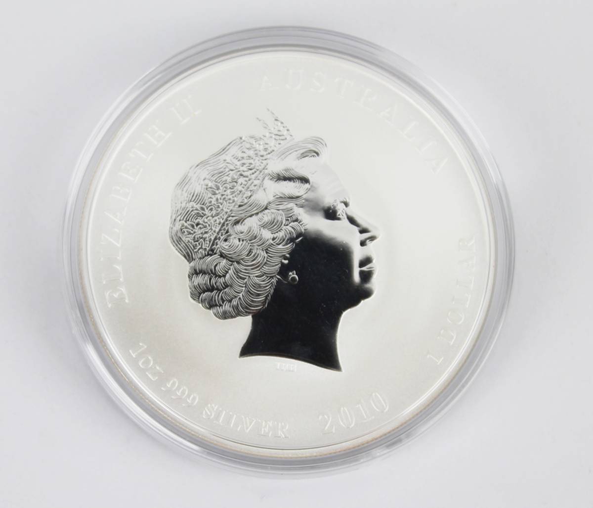オーストラリア 銀貨 干支 2010年 0 1オンス 虎 極美品2010年 干支十二支・