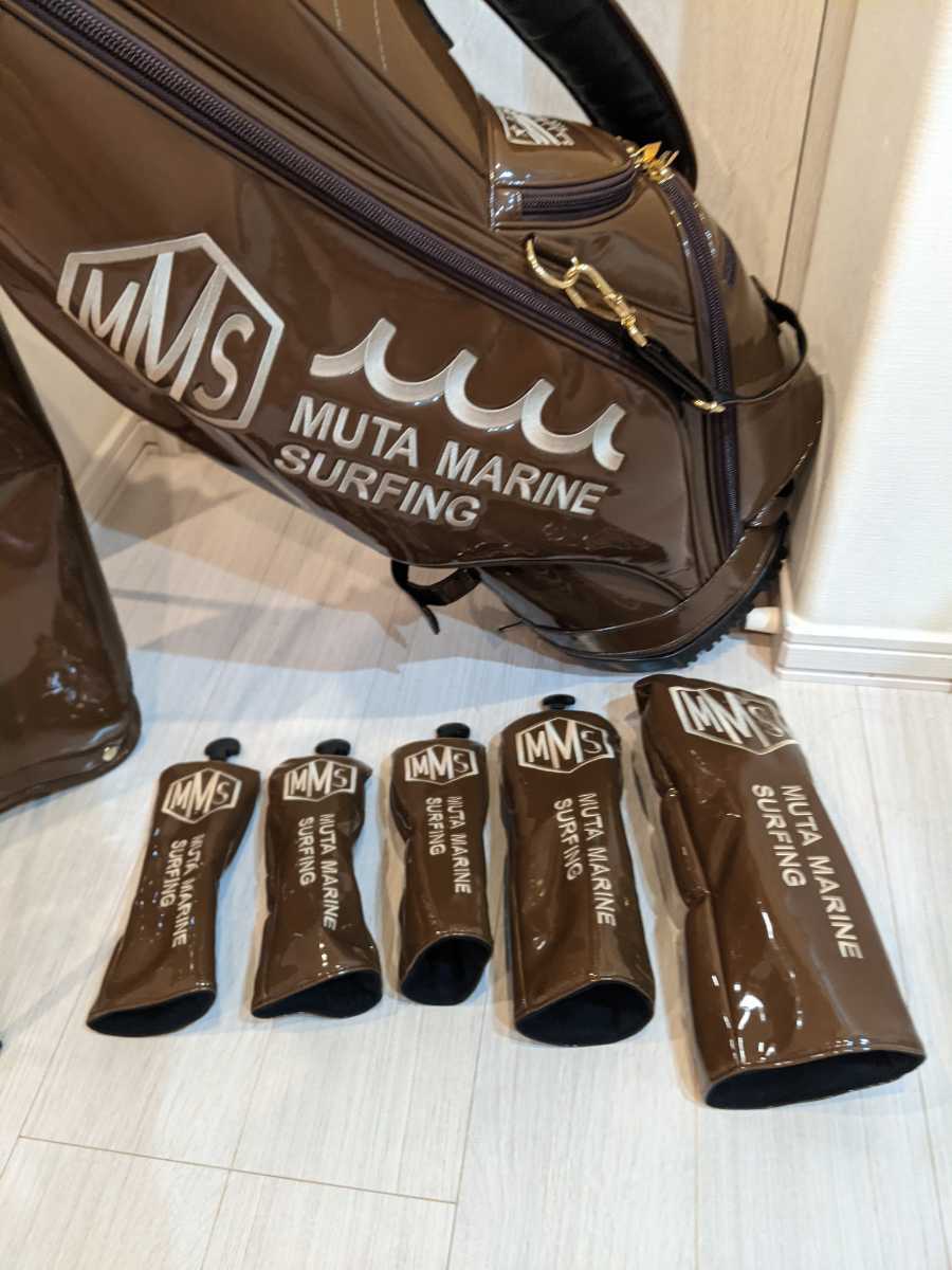 ☆ムータ マリン muta marine キャディバッグ ヘッドカバー セット 美 