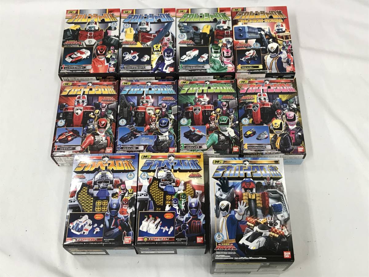 065K112G00♪ミニプラ デカレンジャー デカレンジャーロボ+デカ 