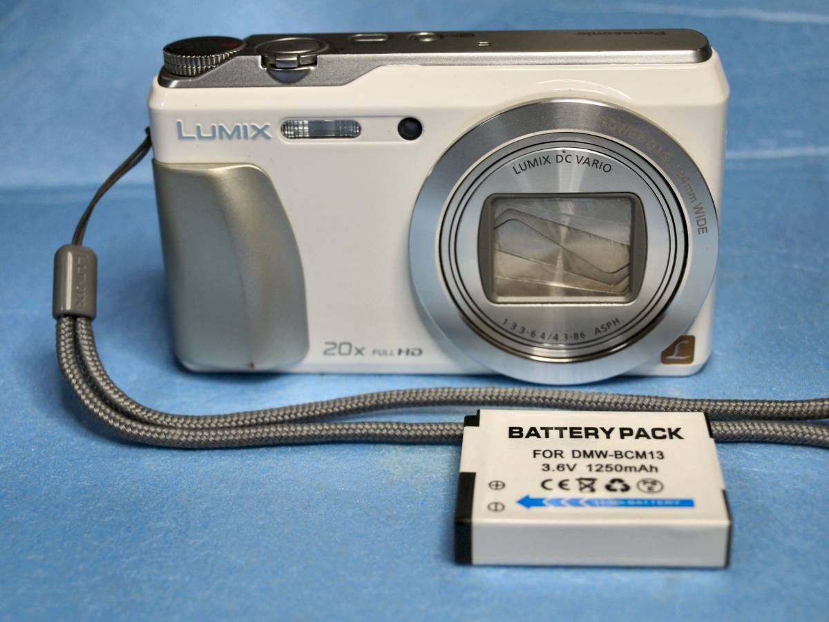 LUMIX パナソニック DMC-TZ55 ルミックス Panasonic ホワイト 白 中古