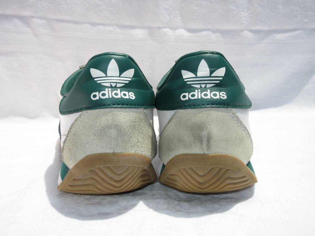 中古品 限定復刻 2017年made adidas country カントリー OG 白緑 