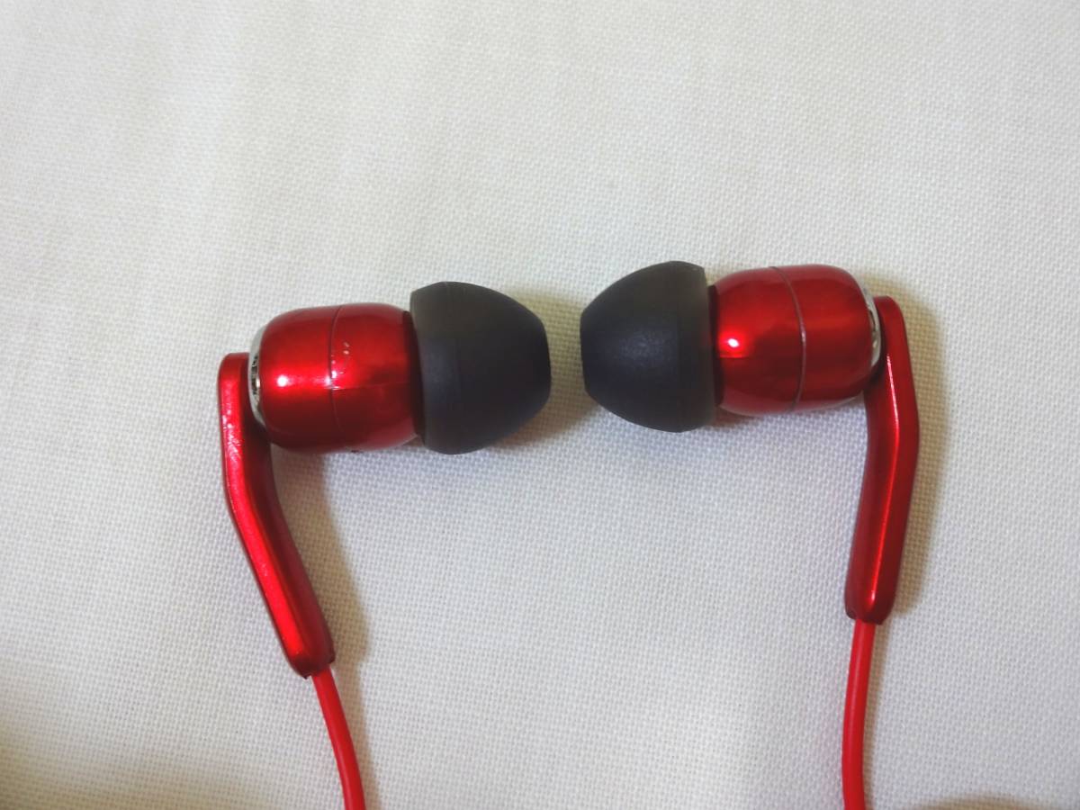 オーディオ機器 PHILIPS インイヤーヘッドフォン SHE9720 レッド