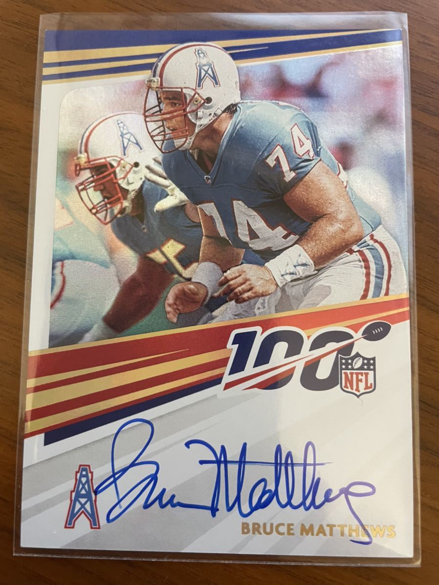 品質保証，新作登場 Panini NFL 100 Bruce Matthews auto(スポーツ)｜売買されたオークション情報、yahooの商品情報をアーカイブ公開 - オークファン その他