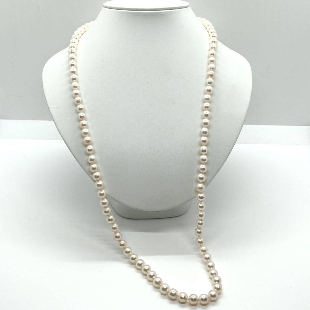  SALE アコヤ本真珠ロングネックレス 重量約68.3g 約7.5 8.0mm 76cm パール pearl necklace accessory silver シルバー DE0(真珠)｜売買されたオークション情報、yahooの商品情報をアーカイブ公開 - オークファ その他