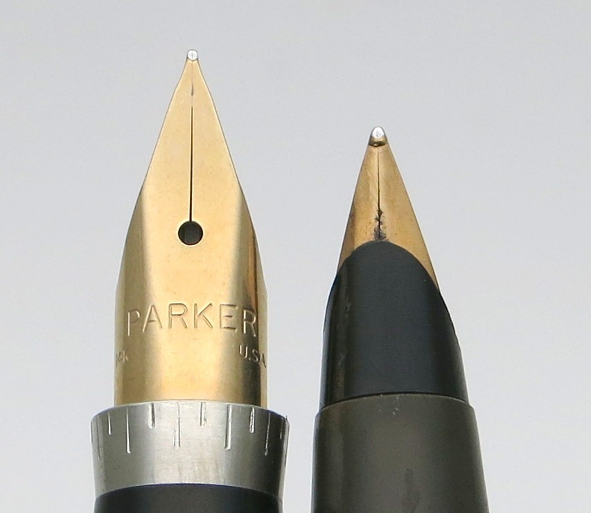 1000円スタート パーカー PARKER 万年筆 STERLING シルバー 14K ペン先