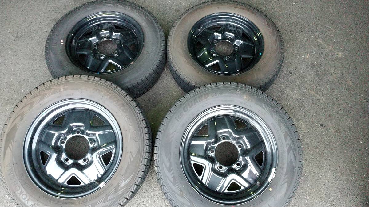 ジムニー jb64 jb23 純正ホイール スタッドレスタイヤ 4本16インチ